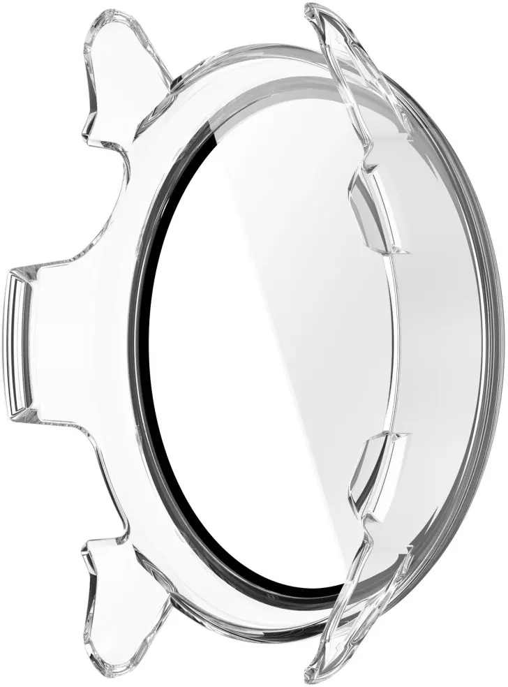 Garmin Vivoactive 6 Hoesje - Bumper Case Hard Plastic Tempered Glass - Clear afbeelding 3