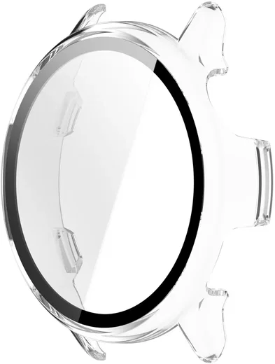 Garmin Vivoactive 6 Hoesje - Bumper Case Hard Plastic Tempered Glass - Clear afbeelding 2