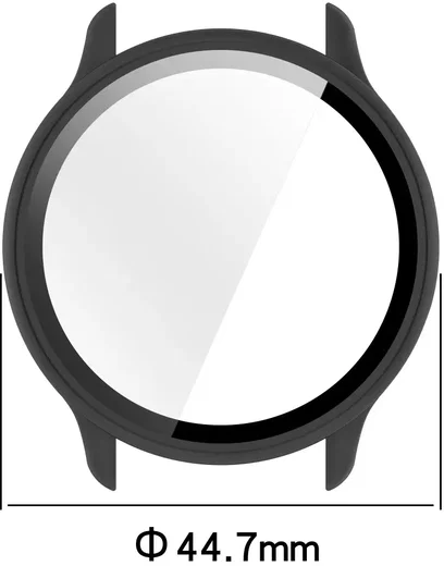 Garmin Vivoactive 6 Hoesje - Bumper Case Hard Plastic Tempered Glass - Clear afbeelding 7