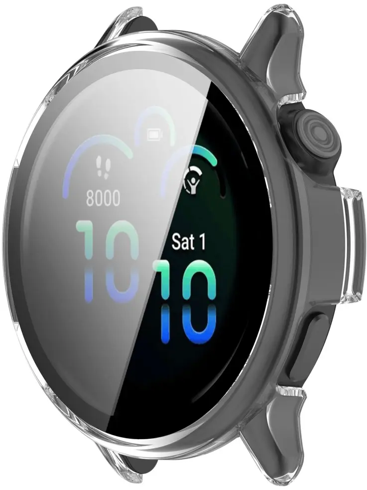 Garmin Vivoactive 6 Hoesje - Bumper Case Hard Plastic Tempered Glass - Clear afbeelding 5