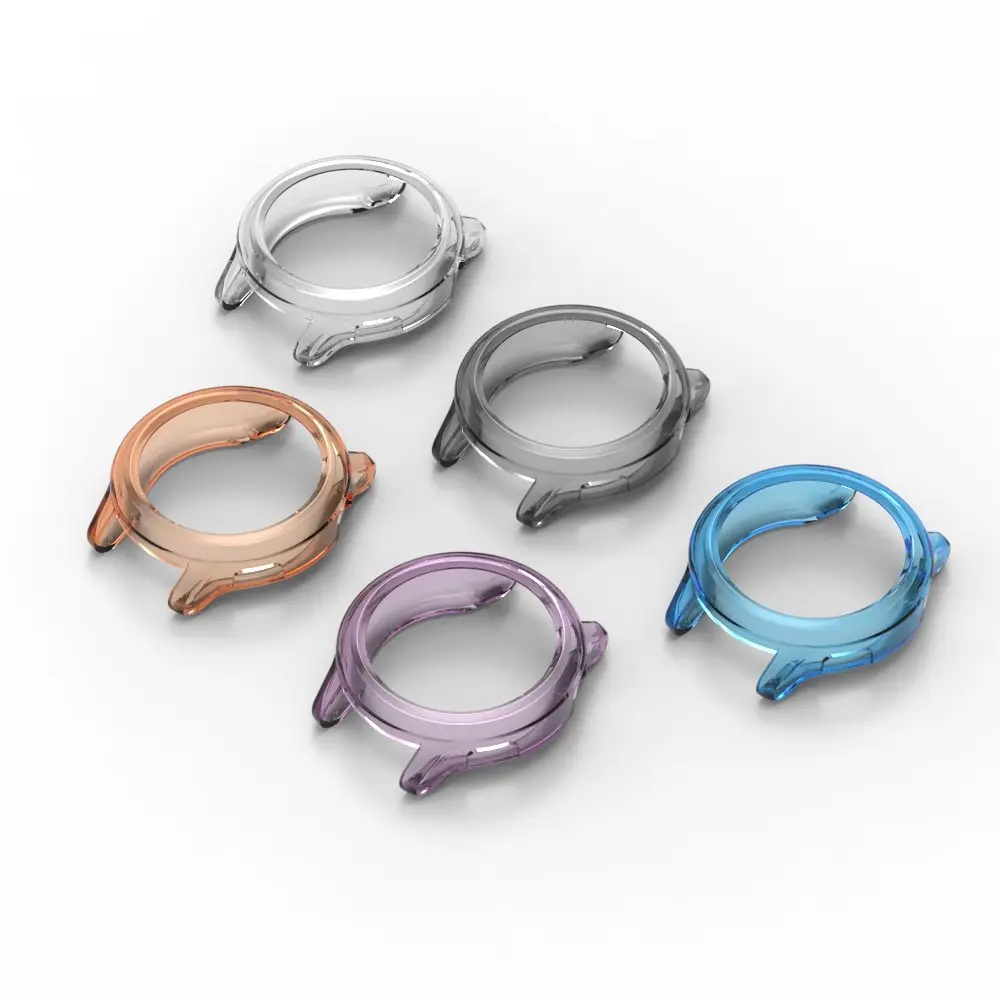 Garmin Vivoactivate 6 Hoesje - TPU Bumper Case - Transparant Zwart afbeelding 7