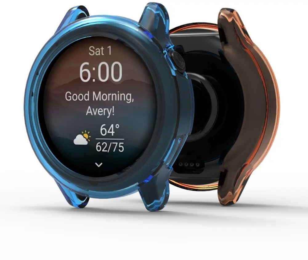 Garmin Vivoactivate 6 Hoesje - TPU Bumper Case - Transparant afbeelding 2