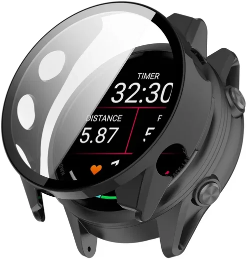 Garmin Forerunner 970 Hoesje - TPU Bumper Case - Zwart afbeelding 1