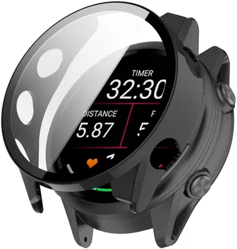 Garmin Forerunner 970 Hoesje - TPU Bumper Case - Zwart