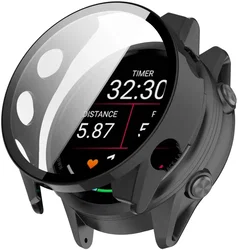 Garmin Forerunner 970 Hoesje - TPU Bumper Case - Zwart afbeelding