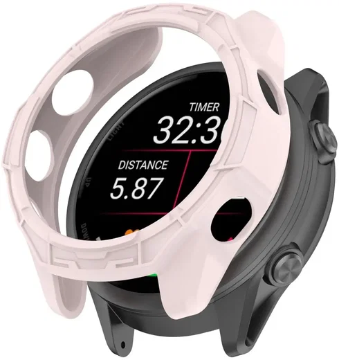 Garmin Forerunner 970 Hoesje - TPU Bumper Case - Roze afbeelding 1