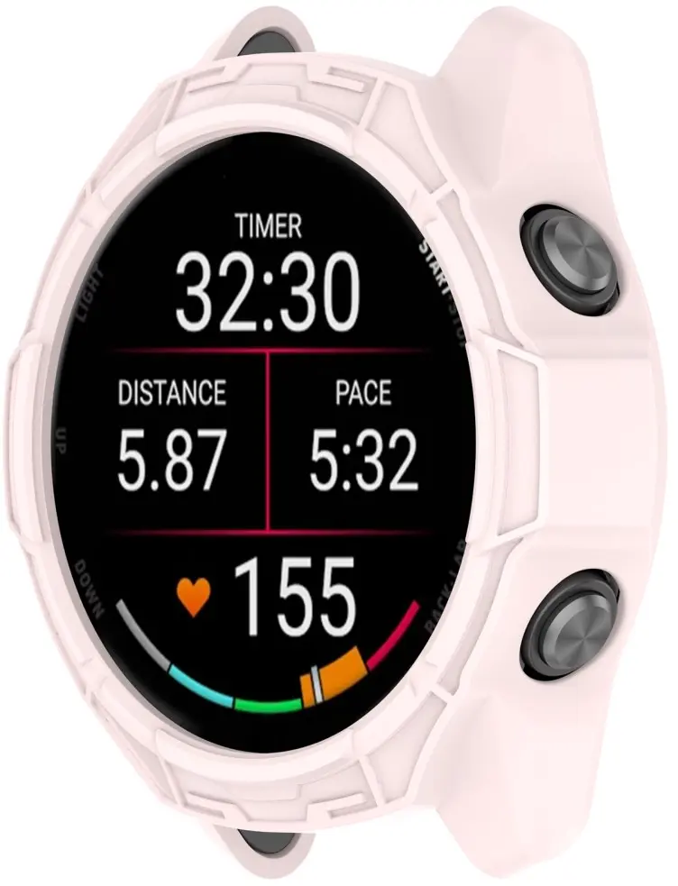 Garmin Forerunner 970 Hoesje - TPU Bumper Case - Roze afbeelding 5