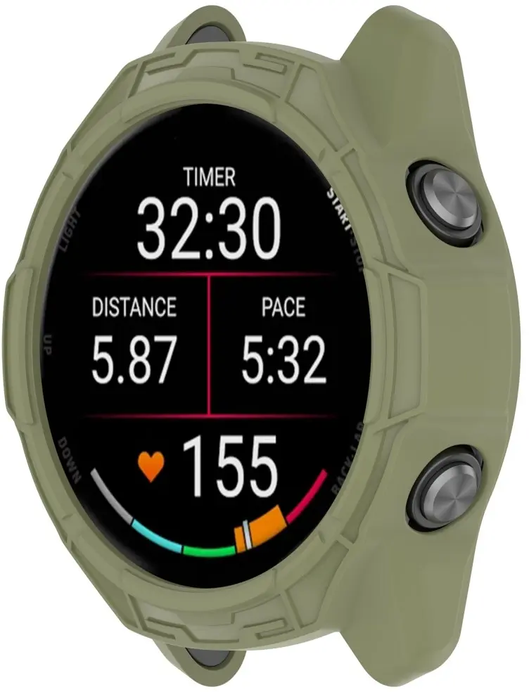 Garmin Forerunner 970 Hoesje - TPU Bumper Case - Groen afbeelding 5