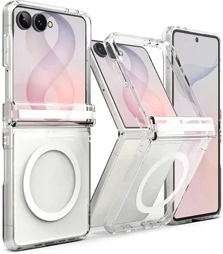 Ringke Fusion Flap Magnetic Samsung Galaxy Z Flip 8 Hoesje MagSafe Transparant