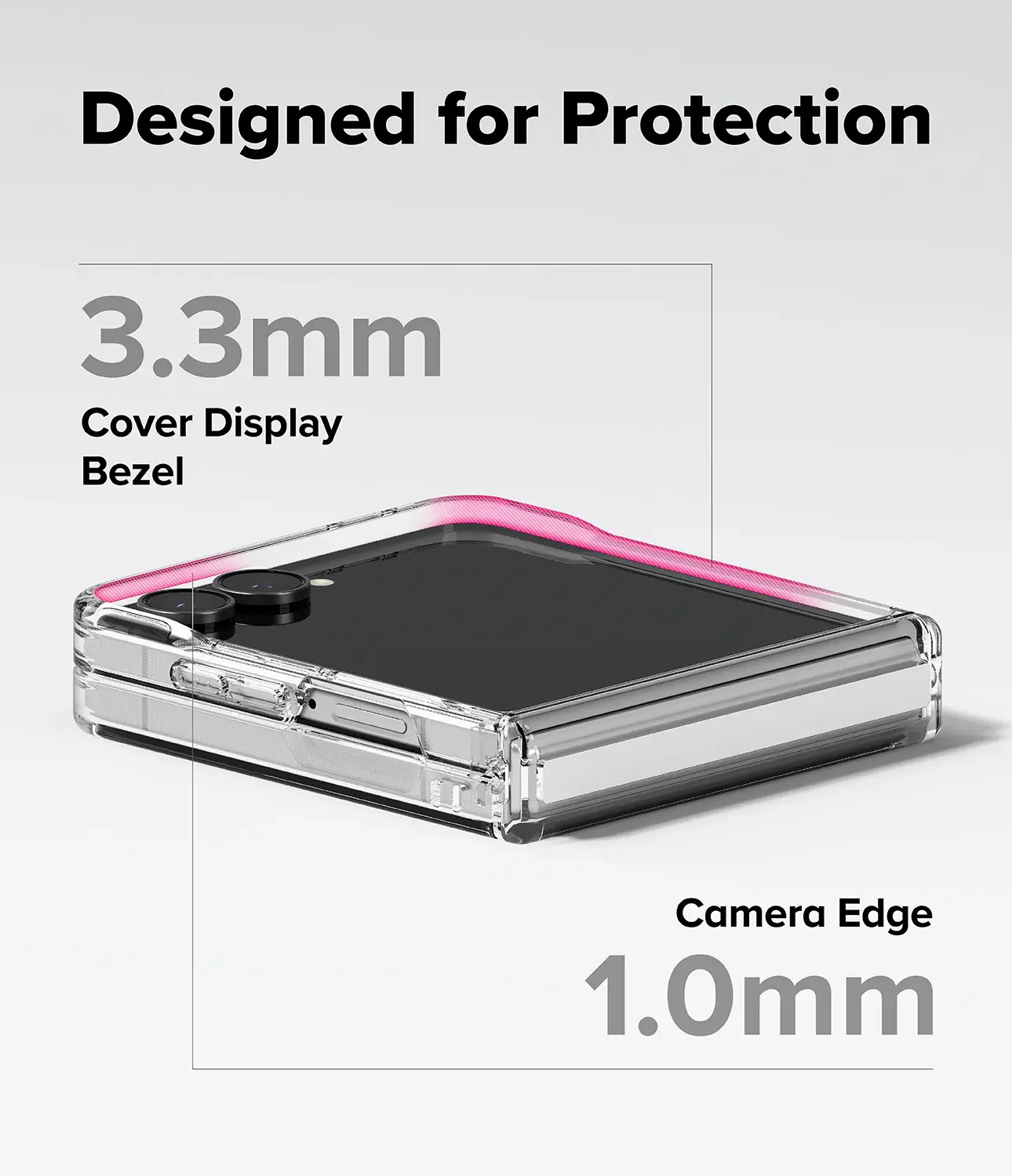 Ringke Fusion Flap Magnetic Samsung Galaxy Z Flip 8 Hoesje MagSafe Transparant afbeelding 9