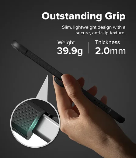 Ringke Onyx Flap Magnetic Samsung galaxy Z Flip 8 Hoesje MagSafe Zwart afbeelding 3