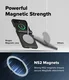 Ringke Onyx Flap Magnetic Samsung galaxy Z Flip 8 Hoesje MagSafe Zwart afbeelding 7