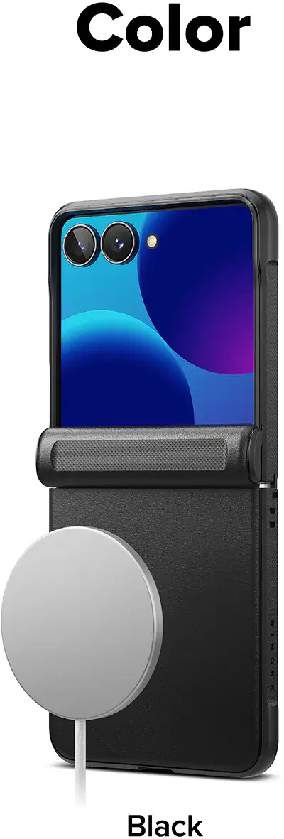 Ringke Onyx Flap Magnetic Samsung galaxy Z Flip 8 Hoesje MagSafe Zwart afbeelding 16