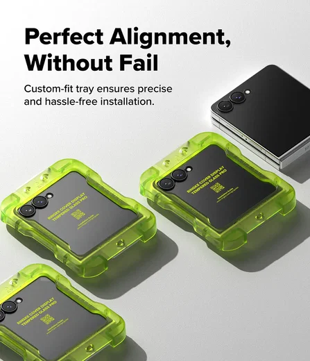Ringke Cover Display Pro Samsung Galaxy Z Flip 8 Screen Protector 2-Pack afbeelding 3