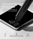 Ringke Frame Glass Samsung Galaxy Z Flip 8 Camera Protector Zwart 2-Pack afbeelding 6