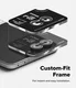 Ringke Frame Glass Samsung Galaxy Z Flip 8 Camera Protector Zwart 2-Pack afbeelding 3