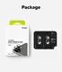 Ringke Frame Glass Samsung Galaxy Z Flip 8 Camera Protector Zwart 2-Pack afbeelding 14