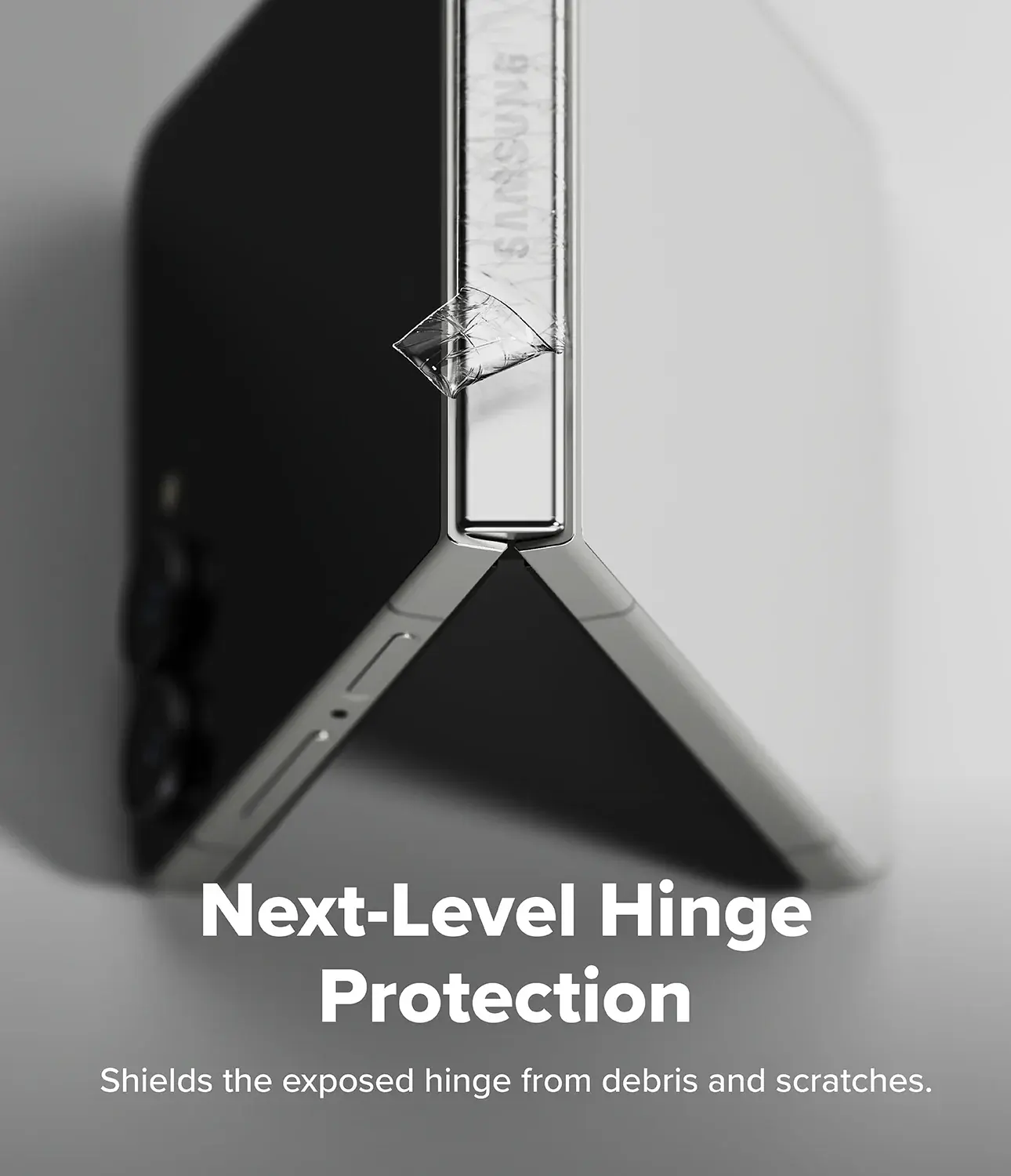 Ringke Hinge Dual Easy Film Samsung Galaxy Z Flip 8 Scharnier Protector 2-Pack afbeelding 3