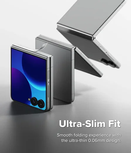 Ringke Hinge Dual Easy Film Samsung Galaxy Z Flip 8 Scharnier Protector 2-Pack afbeelding 4