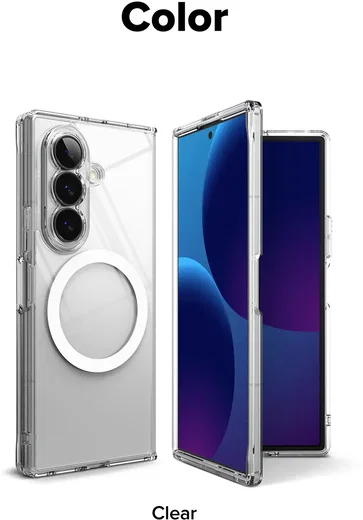 Ringke Fusion Magnetic Samsung Galaxy Z Fold 8 Ultra Hoesje MagSafe Transparant afbeelding 16