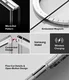 Ringke Fusion Magnetic Samsung Galaxy Z Fold 8 Ultra Hoesje MagSafe Transparant afbeelding 14