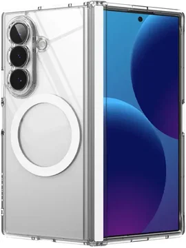 Ringke Fusion Flap Magnetic Samsung Galaxy Z Fold 8 Ultra Hoesje Transparant