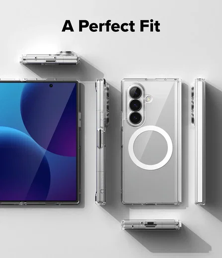 Ringke Fusion Flap Magnetic Samsung Galaxy Z Fold 8 Ultra Hoesje Transparant afbeelding 14