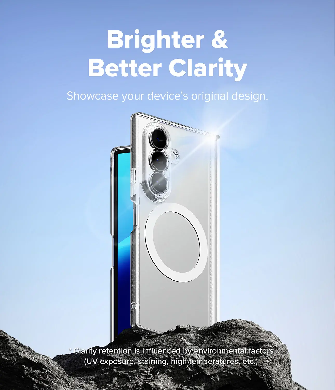 Ringke Fusion Flap Magnetic Samsung Galaxy Z Fold 8 Ultra Hoesje Transparant afbeelding 10
