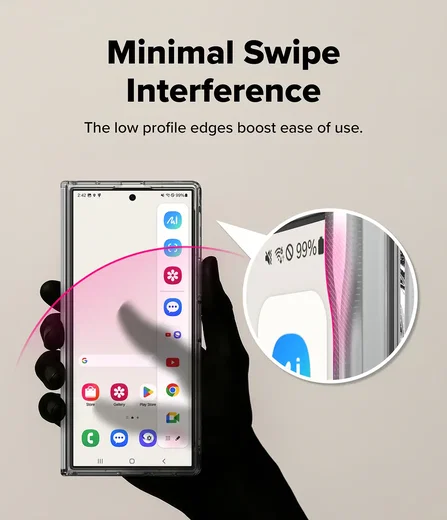 Ringke Fusion Flap Magnetic Samsung Galaxy Z Fold 8 Ultra Hoesje Transparant afbeelding 18