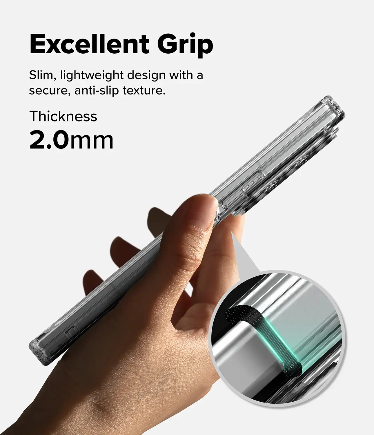 Ringke Fusion Flap Magnetic Samsung Galaxy Z Fold 8 Ultra Hoesje Transparant afbeelding 3