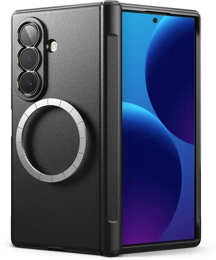 Ringke Onyx Flap Magnetic Samsung Galaxy Z Fold 8 Ultra Hoesje MagSafe Zwart afbeelding 1