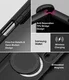 Ringke Onyx Flap Magnetic Samsung Galaxy Z Fold 8 Ultra Hoesje MagSafe Zwart afbeelding 16