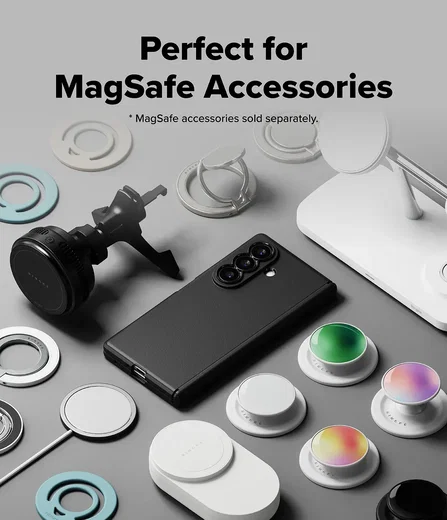 Ringke Onyx Flap Magnetic Samsung Galaxy Z Fold 8 Ultra Hoesje MagSafe Zwart afbeelding 8