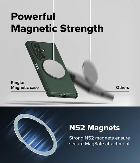 Ringke Onyx Magnetic Samsung Galaxy Z Fold 8 Ultra Hoesje MagSafe Donker Groen afbeelding 9