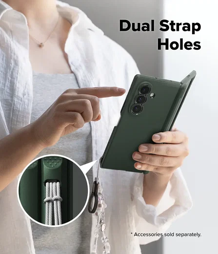 Ringke Onyx Magnetic Samsung Galaxy Z Fold 8 Ultra Hoesje MagSafe Donker Groen afbeelding 14