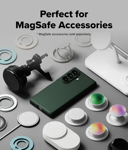 Ringke Onyx Magnetic Samsung Galaxy Z Fold 8 Ultra Hoesje MagSafe Donker Groen afbeelding 8