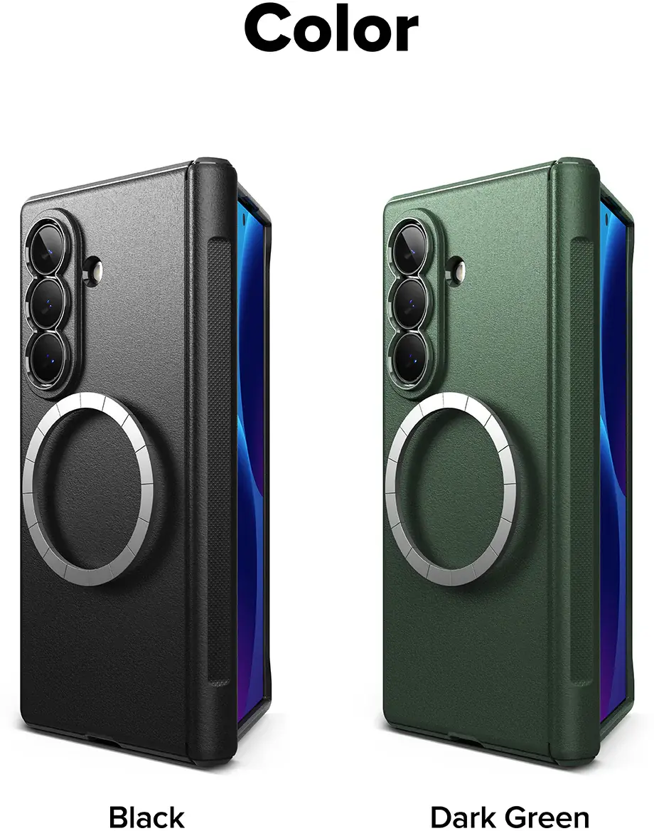 Ringke Onyx Magnetic Samsung Galaxy Z Fold 8 Ultra Hoesje MagSafe Donker Groen afbeelding 18