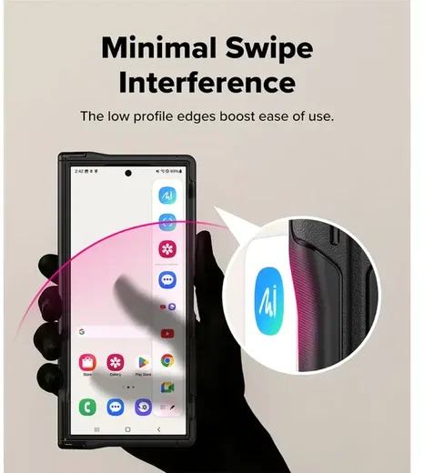 Ringke Alles Samsung Galaxy Z Fold 8 Ultra Hoesje 360° MagSafe Standaard Zwart afbeelding 12
