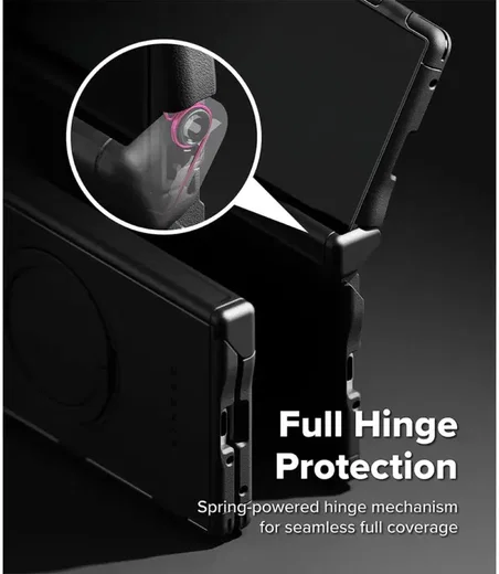 Ringke Alles Samsung Galaxy Z Fold 8 Ultra Hoesje 360° MagSafe Standaard Zwart afbeelding 5