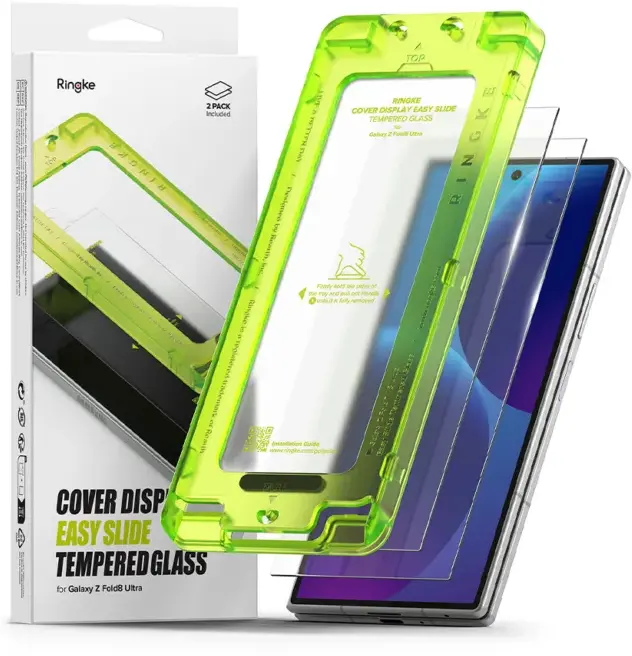 Ringke Easy Slide Samsung Galaxy Z Fold 8 Ultra Screen Protector met Jig 2-Pack afbeelding 1
