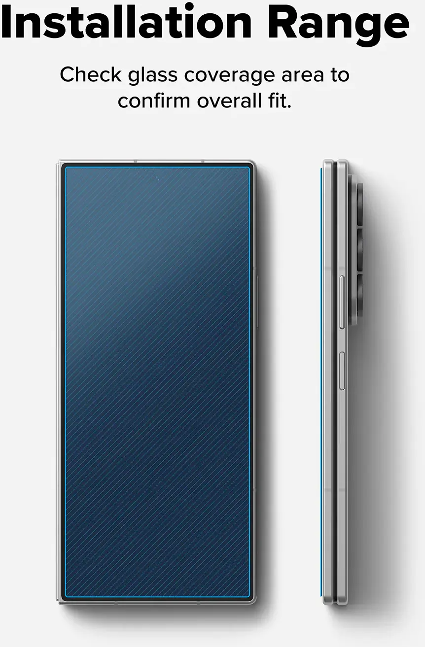 Ringke Easy Slide Samsung Galaxy Z Fold 8 Ultra Screen Protector met Jig 2-Pack afbeelding 15