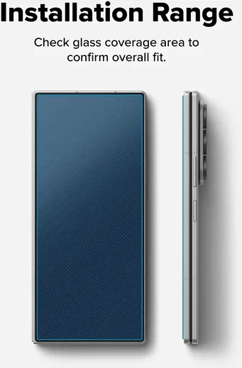 Ringke Easy Slide Samsung Galaxy Z Fold 8 Ultra Screen Protector met Jig 2-Pack afbeelding 15