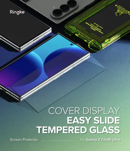 Ringke Easy Slide Samsung Galaxy Z Fold 8 Ultra Screen Protector met Jig 2-Pack afbeelding 12
