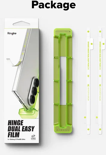 Ringke Hinge Easy Film Samsung Galaxy Z Fold 8 Ultra Scharnier Protector 2-Pack afbeelding 10