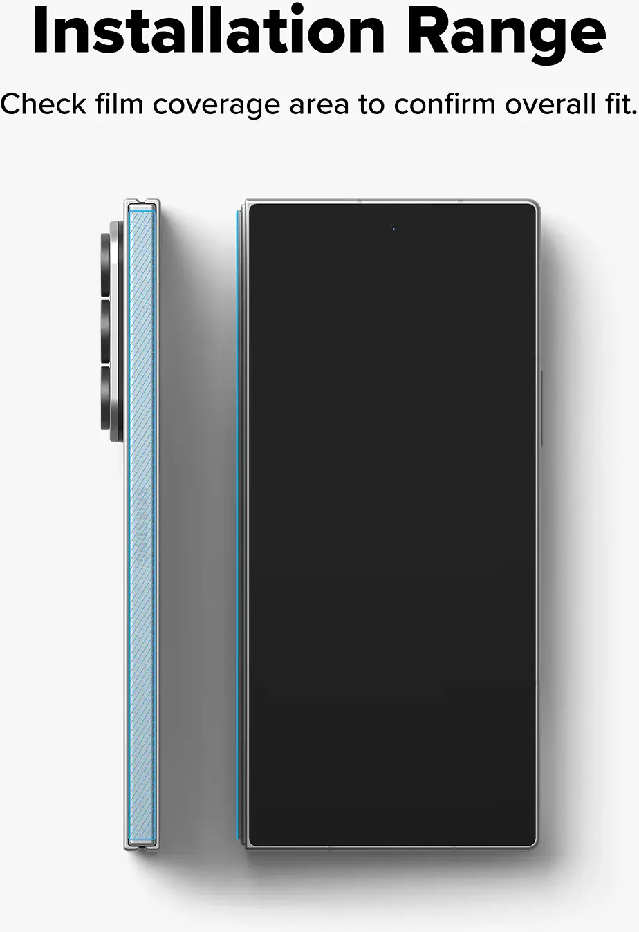 Ringke Hinge Easy Film Samsung Galaxy Z Fold 8 Ultra Scharnier Protector 2-Pack afbeelding 8