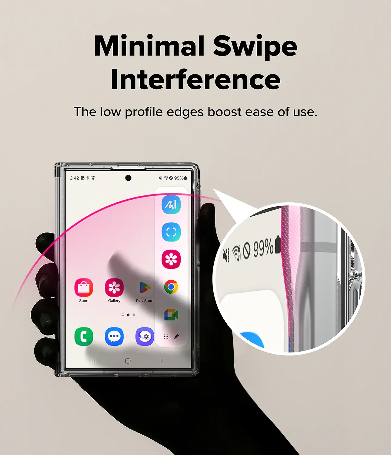 Ringke Fusion Flap Magnetic Samsung Galaxy Z Fold 8 Hoesje MagSafe Transparant afbeelding 18