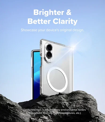 Ringke Fusion Flap Magnetic Samsung Galaxy Z Fold 8 Hoesje MagSafe Transparant afbeelding 8