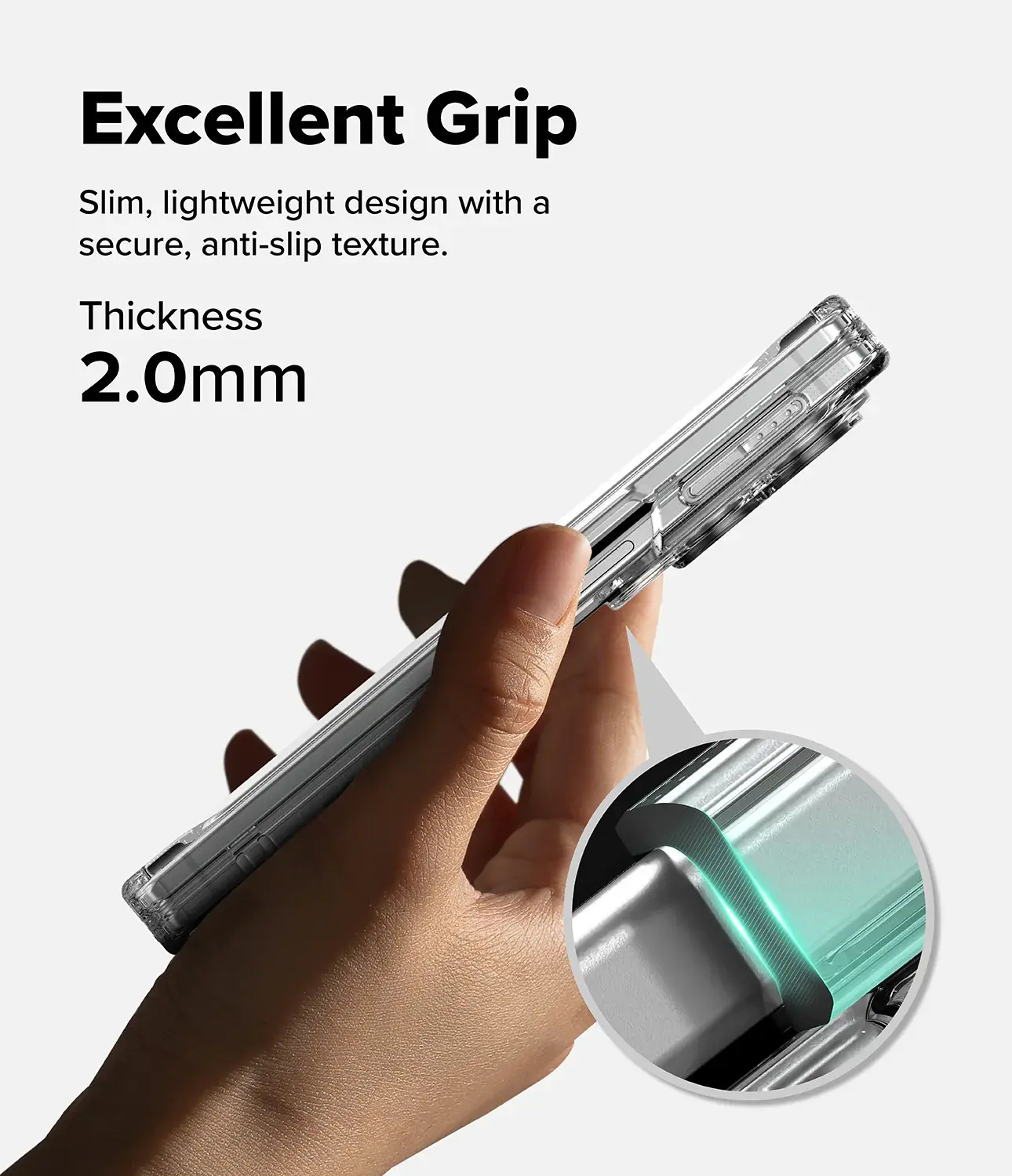Ringke Fusion Flap Magnetic Samsung Galaxy Z Fold 8 Hoesje MagSafe Transparant afbeelding 3