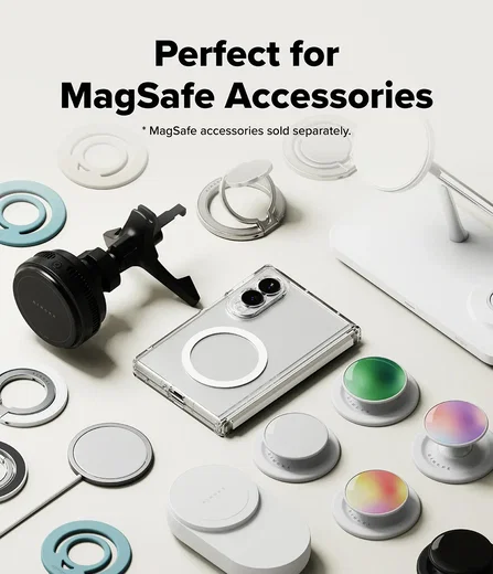 Ringke Fusion Flap Magnetic Samsung Galaxy Z Fold 8 Hoesje MagSafe Transparant afbeelding 7