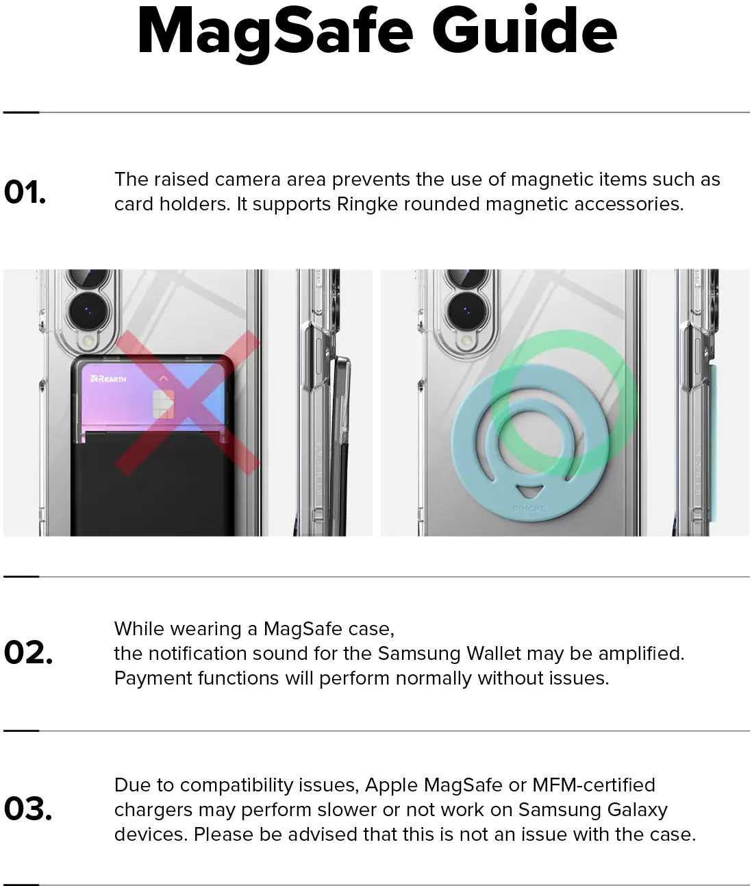 Ringke Fusion Flap Magnetic Samsung Galaxy Z Fold 8 Hoesje MagSafe Transparant afbeelding 21
